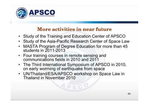 APSCO - APRSAF