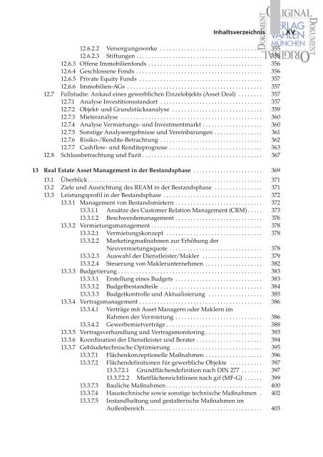 Real Estate Asset Management - Gondring / Wagner - Vahlen