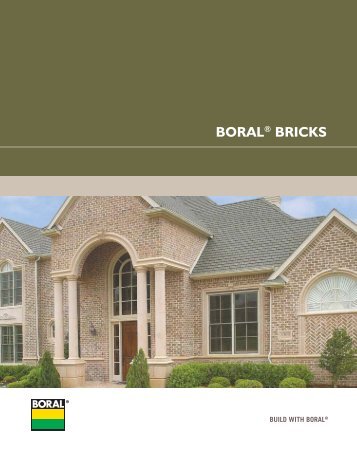 BORAL® BRICKS - Thompson Building Materials