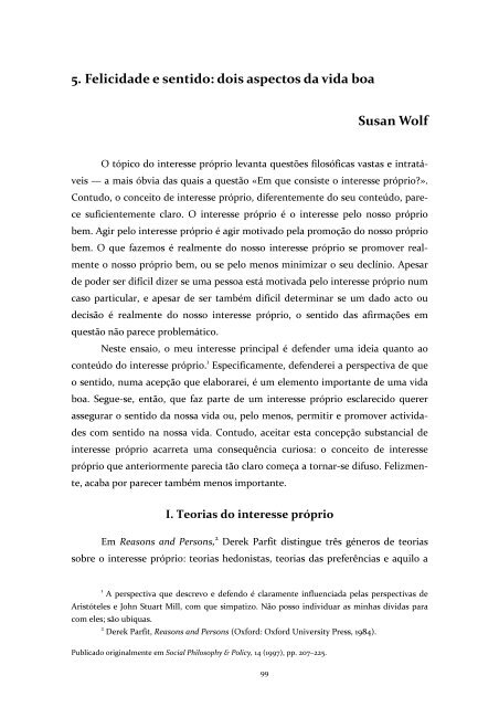 5. Felicidade e sentido: dois aspectos da vida ... - DesidÃ©rio Murcho