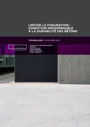 LIMITER LA FISSURATION : CONDITION ... - Febelcem