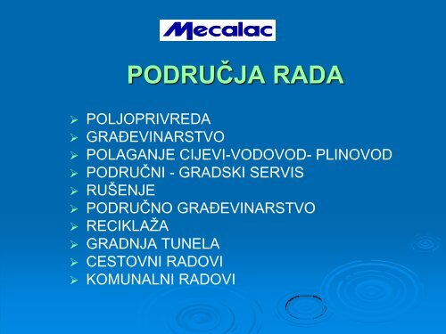 Promocija strojeva Mecalac - euro-bager.com