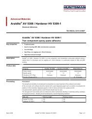 Araldite AV 5308 / Hardener HV 5309-1 - DanLube