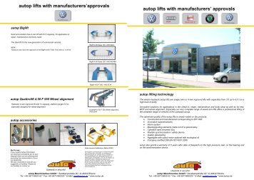 autop lifts with manufacturers'approvals autop lifts with ...