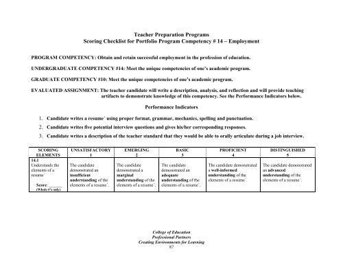 handbook for cooperating teachers - Wilmington University