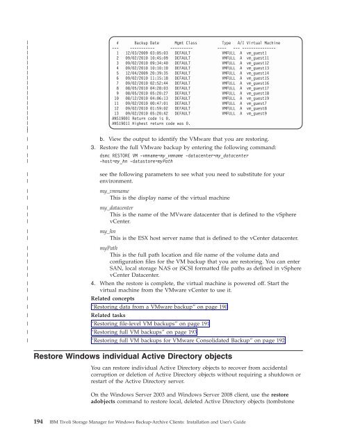 Installation and User's Guide