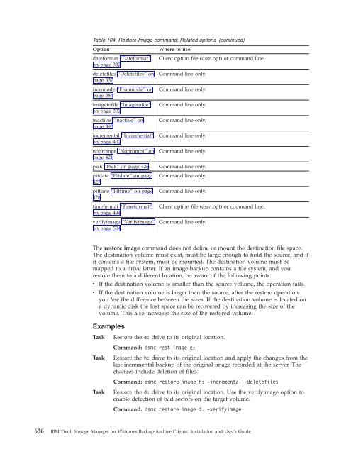 Installation and User's Guide