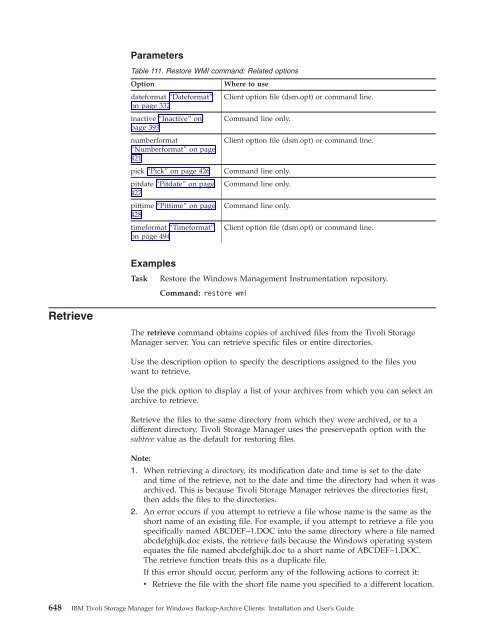 Installation and User's Guide