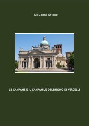 Le campane e il campanile del Duomo di Vercelli - Campanologia