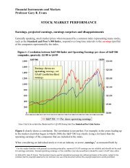 Stock Market Performance