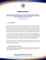 convocatoria: consultoria para la formaciÃ³n de jueces, juezas y ...