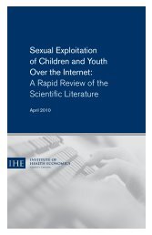 Sexual Exploitation of Children and Youth Over the Internet: A Rapid ...