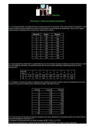 Biometria - Exercícios 5 - Teste t para dados emparelhados