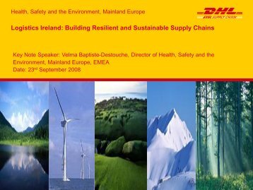 Velma Baptiste-Destouche, DHL Exel Supply Chain