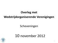 NZC Verenigingen 10-11-2012 - Noordzee Club