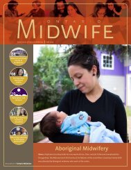 Fall 2012 - Ontario Midwives