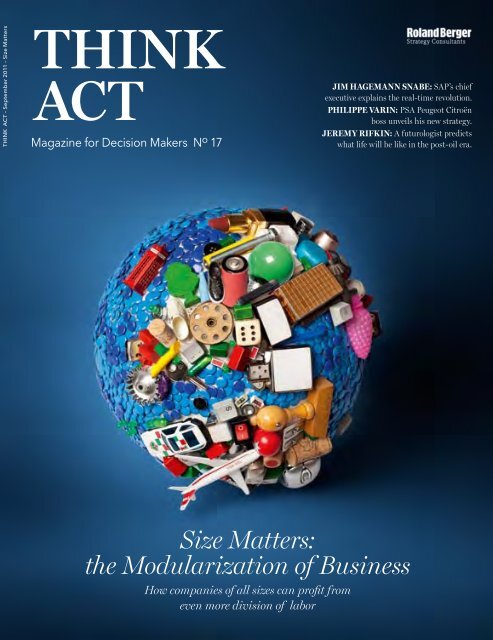 think: act magazine No. 17 - Size Matters - Roland Berger