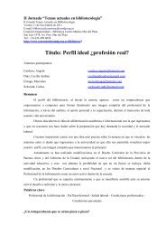 Título: Perfil ideal ¿profesión real? - Centro Médico de Mar del Plata