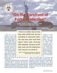 âOn the Forefront of Force Protectionâ