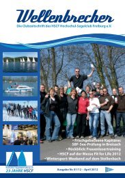 Nr. 1/2012 (PDF) - Hochschul-Segelclub Freiburg