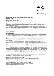 Informe del ComitÃ© de Premios PrÃ­ncipe Claus 2012 - Prince Claus ...