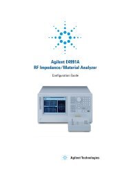 Agilent E4991A RF Impedance/Material Analyzer