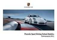 Porsche Sport Driving School Austria. - Porsche Innsbruck-Mitterweg
