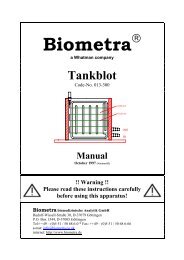 Tank Blot User Manual - LABRepCo