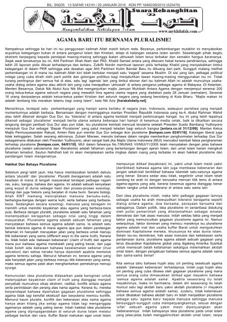 Pluralisme Agama Di Malaysia Pdf