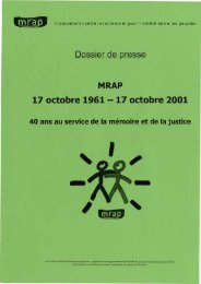 voir le document - Archives du MRAP