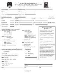 Victim Assistance Notification Form