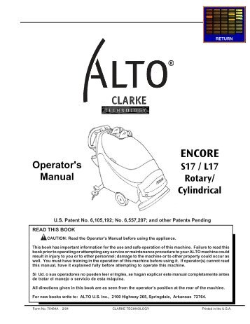 Encore 17 - Wap Nilfisk Alto Shop