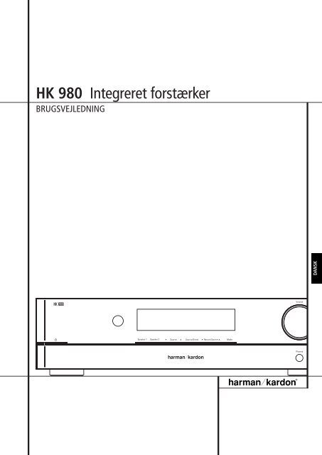 HK 980 Integreret forsterker - Harman Kardon