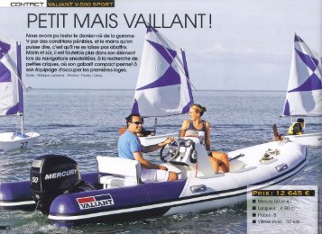 Essai Valiant V-500 Sport - Brunswick Marine