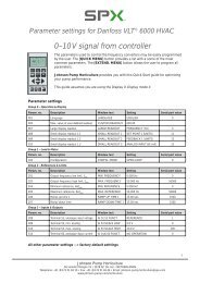 Quick Guide 0-10 V signal - Johnson Pump