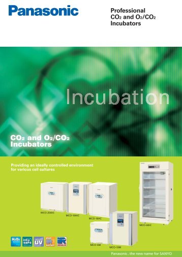 Panasonic CO2 Incubator MCO-18AC - Ewald-medilab.de