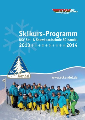 Link zum Kursheft - Ski-Club Kandel eV Waldkirch