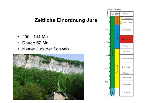 Zeitliche Einordnung Kreide