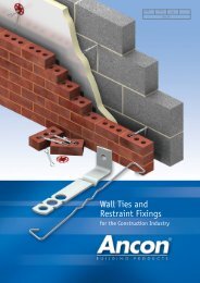 Wall Ties and Restraint Fixings - Masonry First