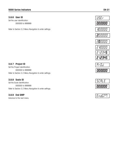 5000 Series Indicators Instruction Manual - Scale Manuals