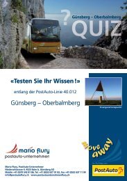 Fragen - Postauto Flury