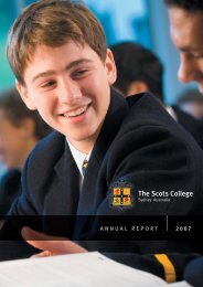 Annual Report 2007 - The Scots College
