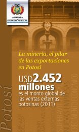 Potosí - Ministerio de Economía y Finanzas Públicas