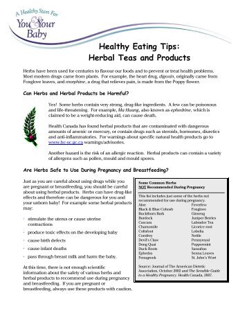 Healthy Eating Tips - Herbal Teas and Products.pdf