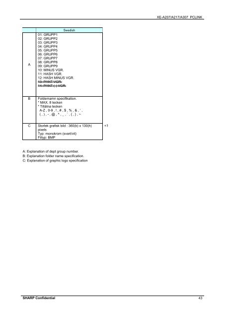 Sharp PC Link Manual XE-A207 & 217