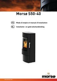 Gebruiksaanwijzing Morso S50-40 - UwKachel