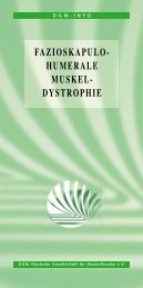 FAZIOSKAPULO- HUMERALE MUSKEL- DYSTROPHIE