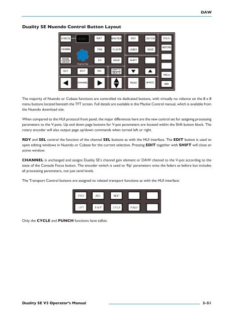 Duality SE Operator's Manual - Solid State Logic