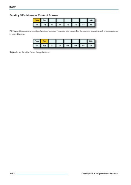 Duality SE Operator's Manual - Solid State Logic