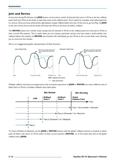 Duality SE Operator's Manual - Solid State Logic